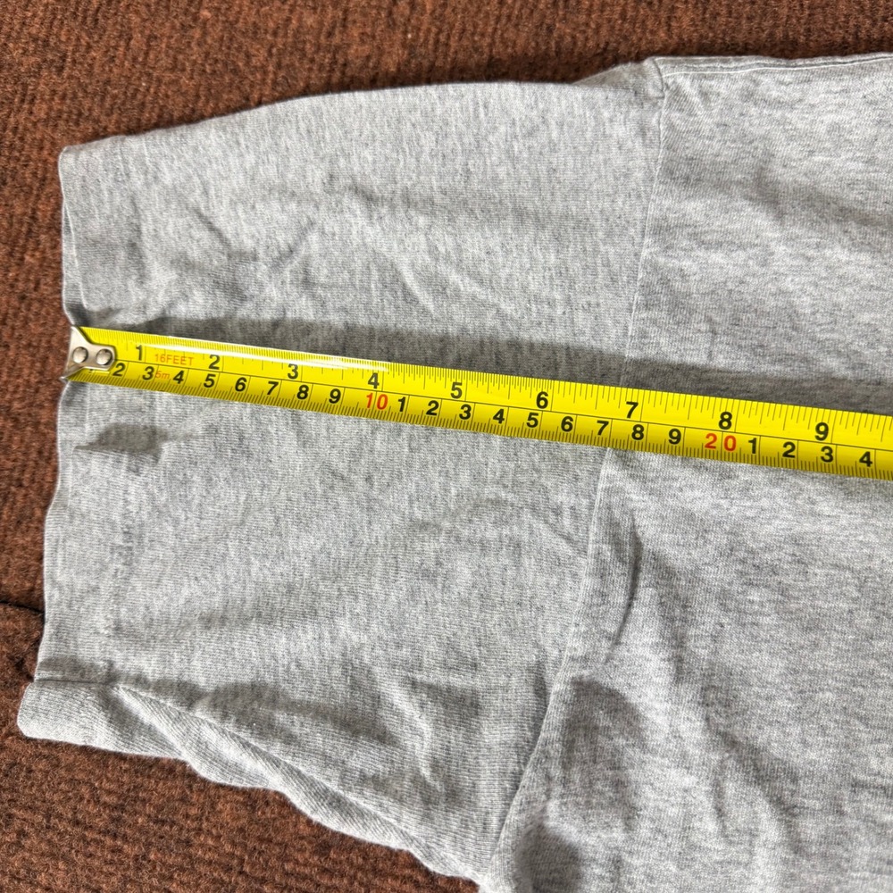 Vintage Coed Sportswear Just Hafta Hunt Deer Graphic T-Shirt Gray Mens Large USA - Picture 2 of 10